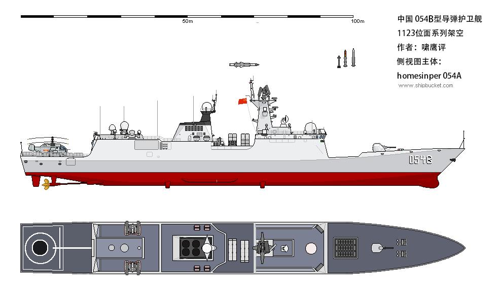 054b护卫舰想象图,054b护卫舰标准排水量