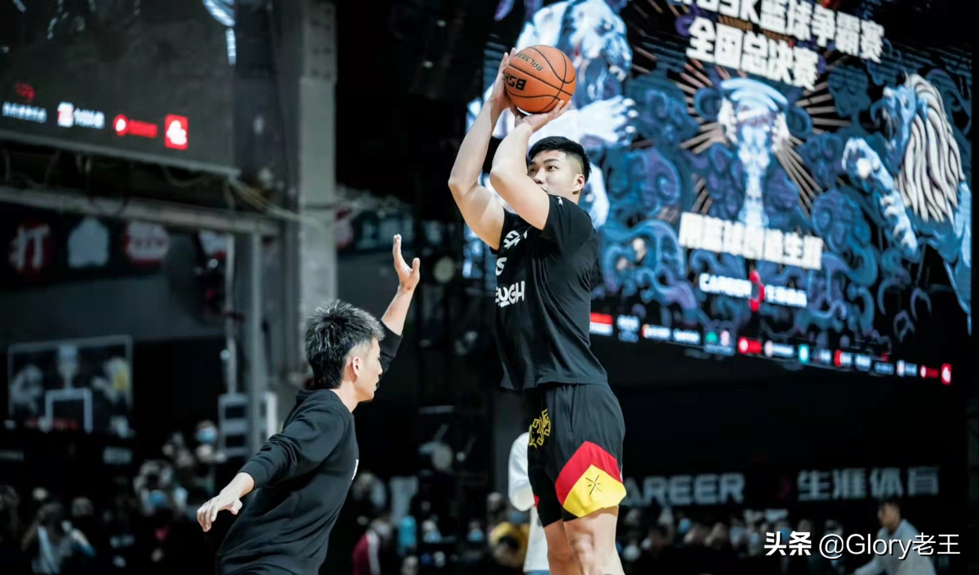 cba福建队王增杰视频,王增杰被cba中锋打爆