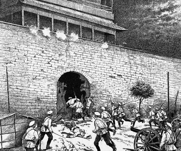 1900年八国联军侵略战争谁赢了,1900年八国联军斩首义和团