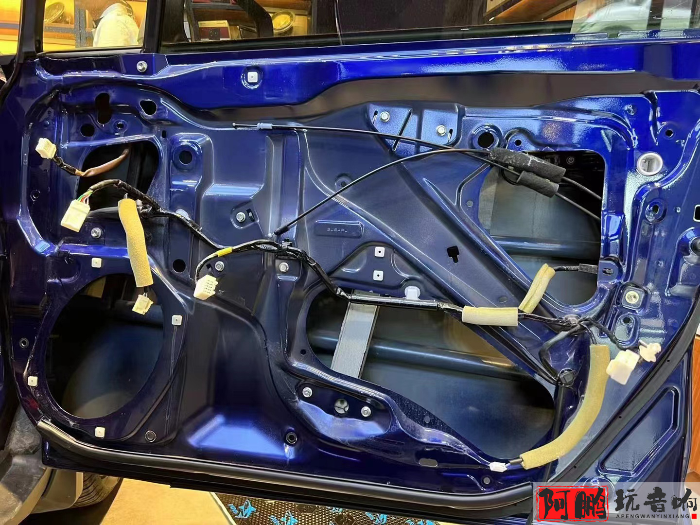 斯巴鲁傲虎改装三分频音响,长沙斯巴鲁傲虎音响改装