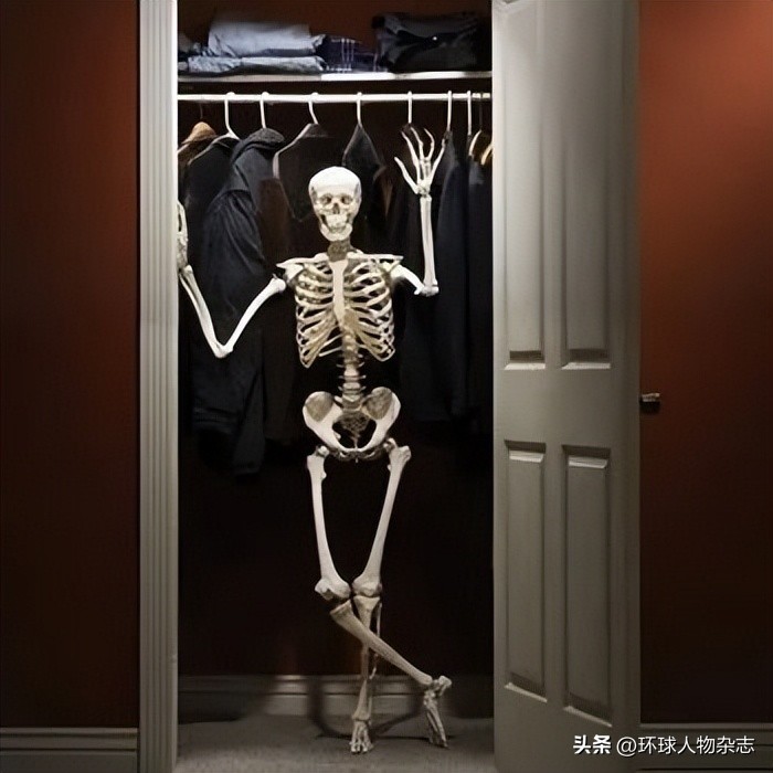 衣柜里的骷髅,衣柜里面的骷髅