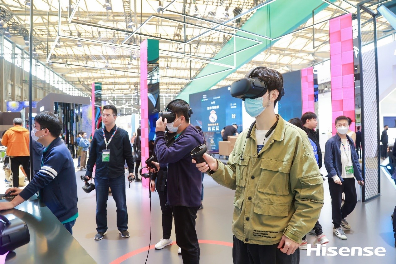 awe2024海信璀璨现场图片,awe2023海信电视