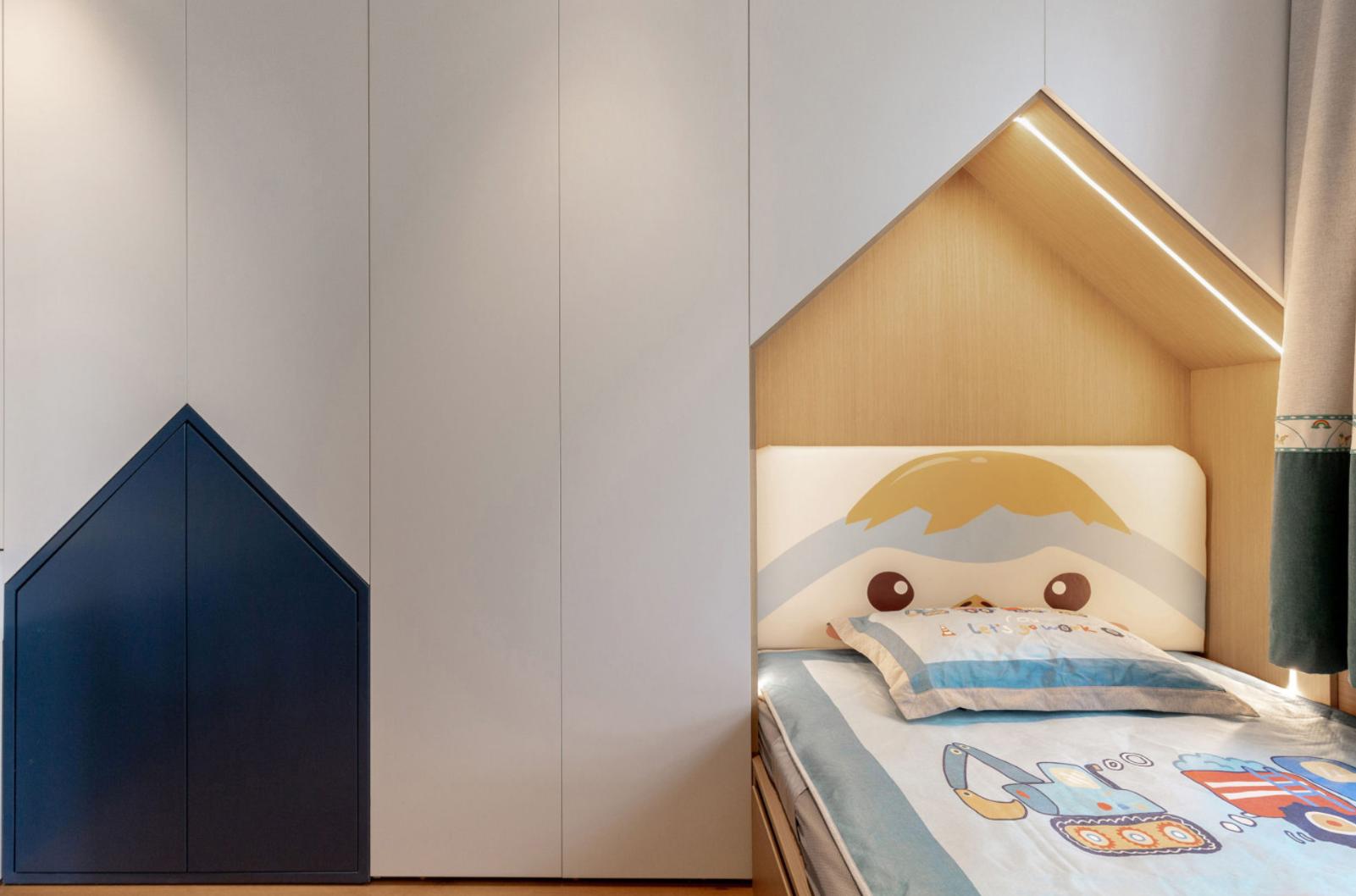 在家里自己造一个好玩的游乐园,儿童房树屋设计在家就是游乐场