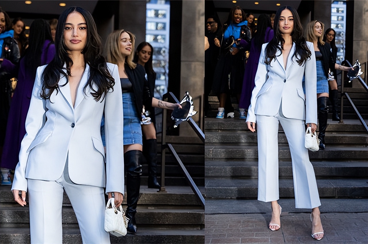 34套低调优雅的通勤装,通勤慵懒风套装高级感