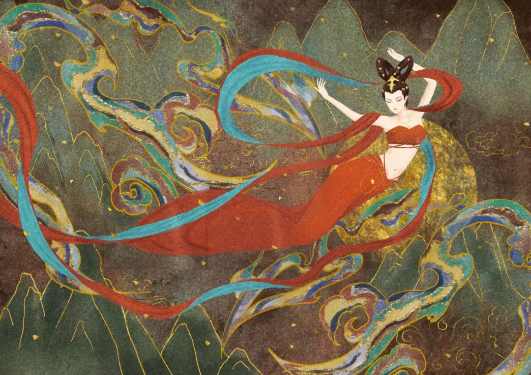 敦煌飞天舞,敦煌飞天写真照