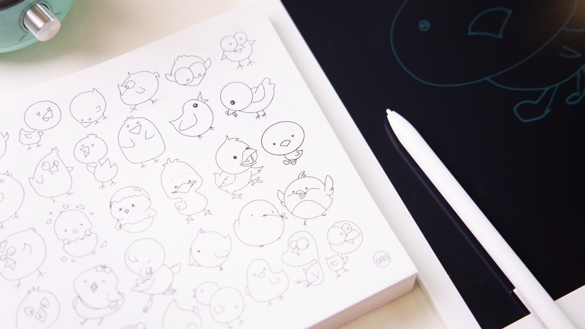 小黑板幼儿童家用绘画画板套装,儿童便携式小黑板绘画