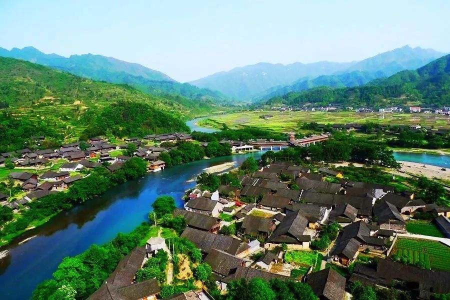 惹巴拉古村落风景,惹巴拉古寨周边游