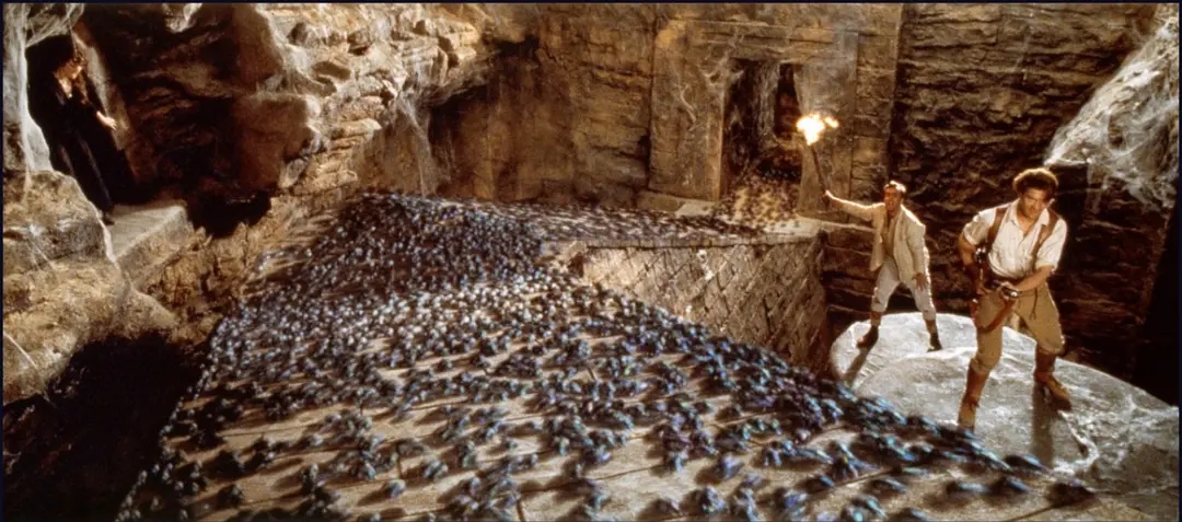 圣甲虫吃掉木乃伊,可怕的木乃伊圣甲虫