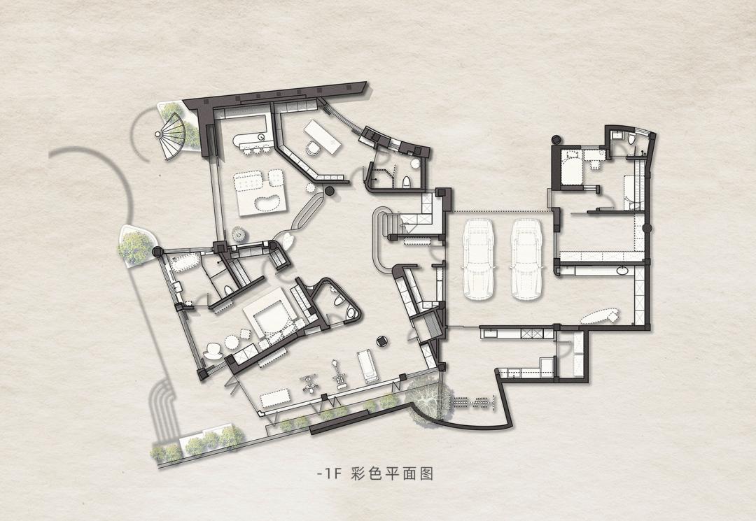 ACE DESIGN｜成都湖岸艺术别墅：逸享自在的湖岸艺术“家”