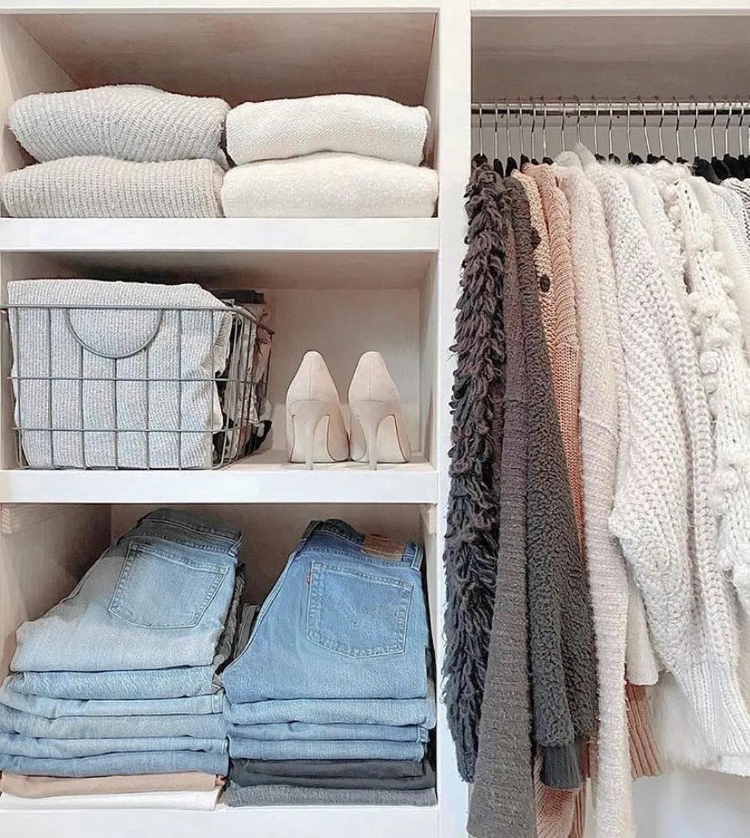 走入式衣帽间要做多大最合适,家庭步入式衣帽间设计尺寸