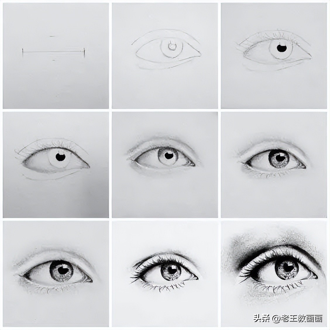 漫画眼睛画法十二星座,儿童漫画眼睛的画法