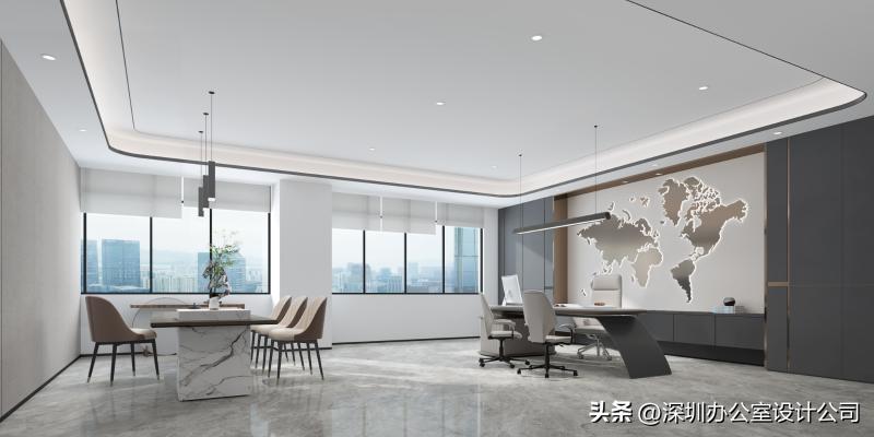 简约财务办公室装修效果图大全,高端简约30平米办公室装修效果图