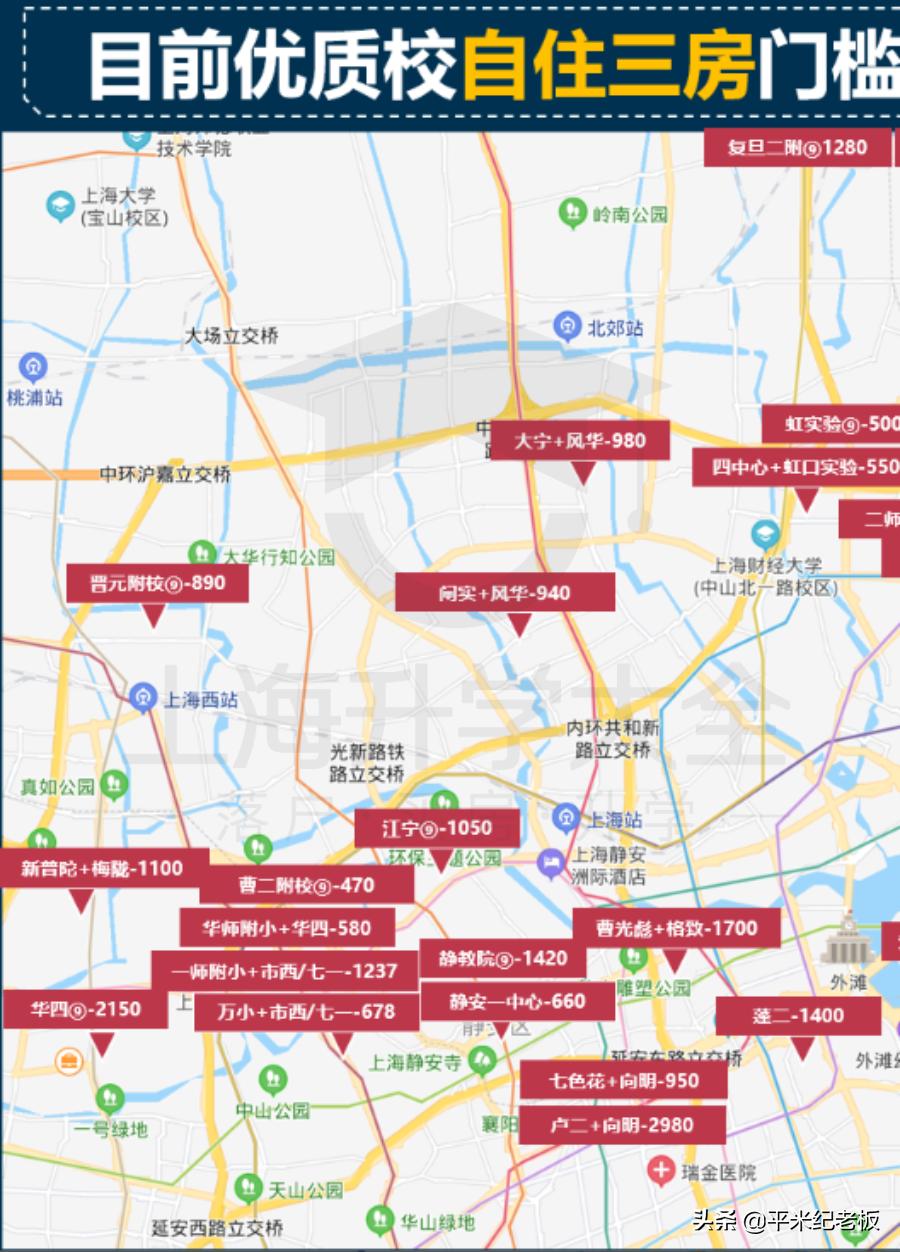 普陀学区房比较好的,普陀区学区房价格