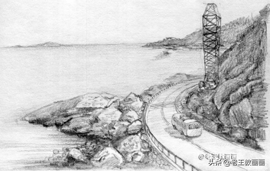 素描画图片简单一点入门,零基础也能画素描