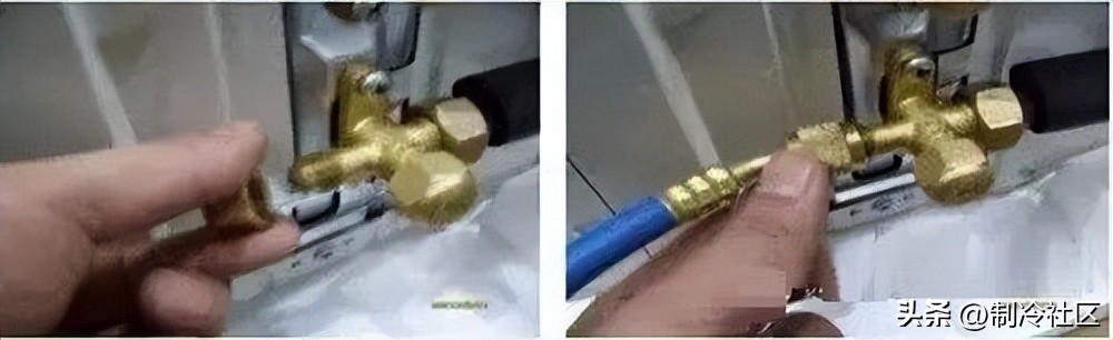 空调抽真空怎样才不会进入空气,空调怎样抽真空不用真空机