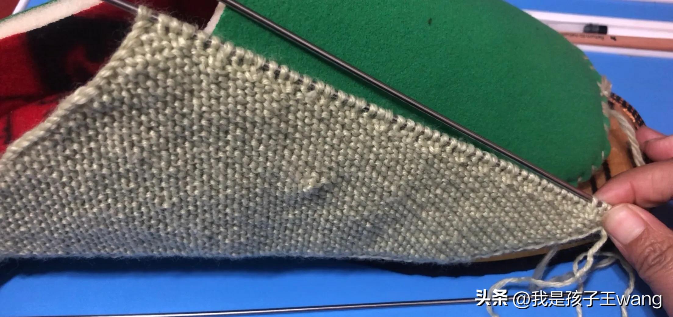 不带海绵内衬的毛线拖鞋怎么织,手工编织毛线棉鞋毛线拖鞋