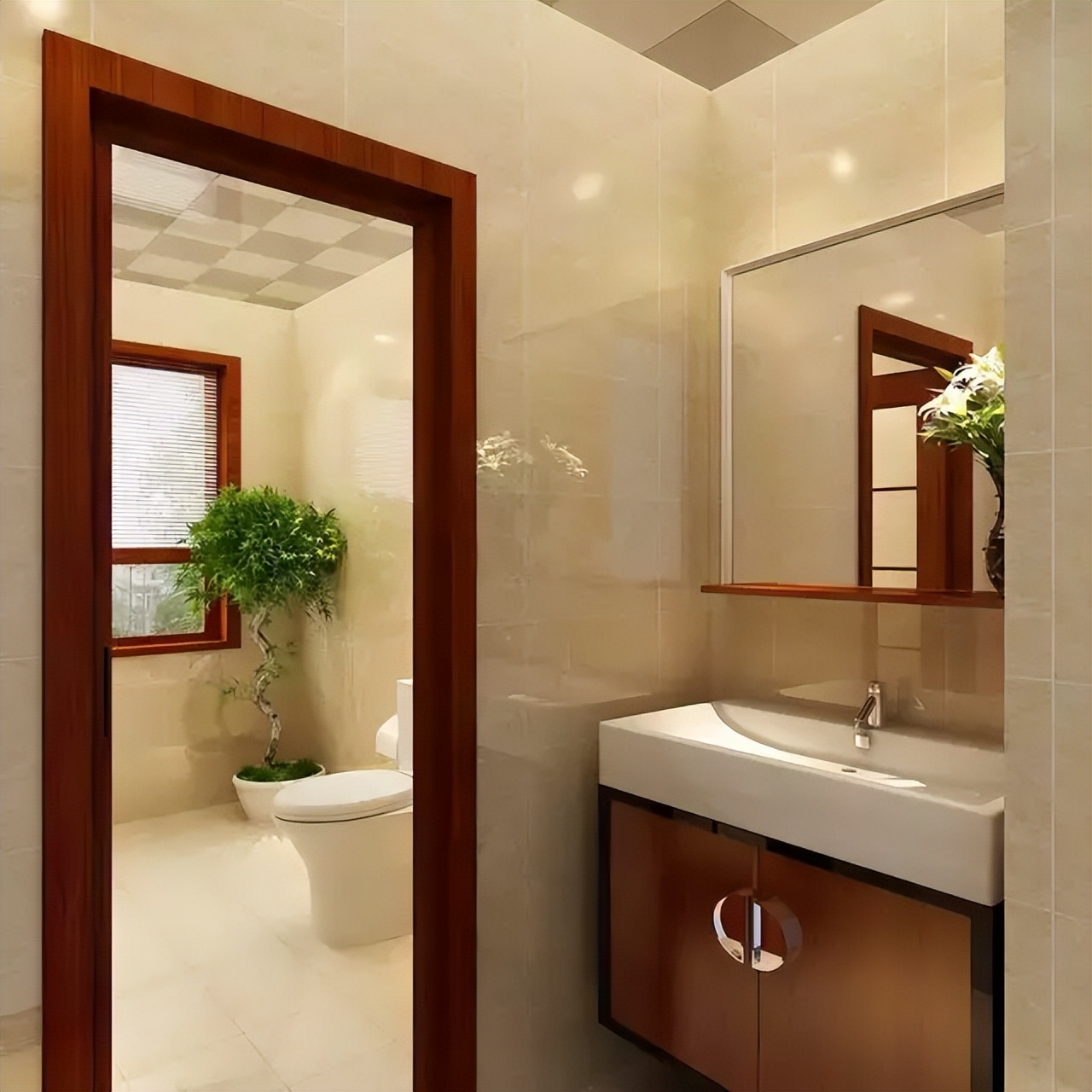 装修技巧小妙招卫生间装修效果图,卫生间600x1200上墙装修效果