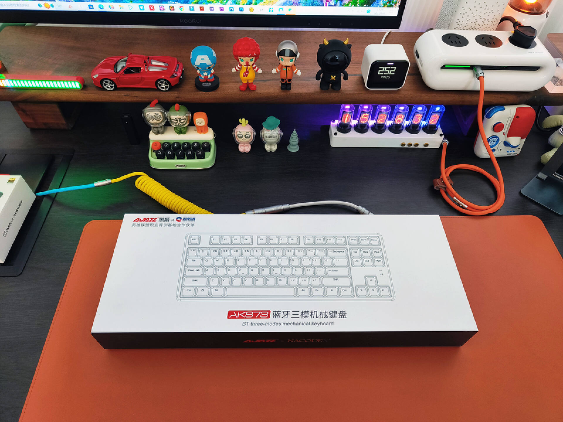 黑爵ak873键盘,黑爵ak992三模机械键盘上手简评