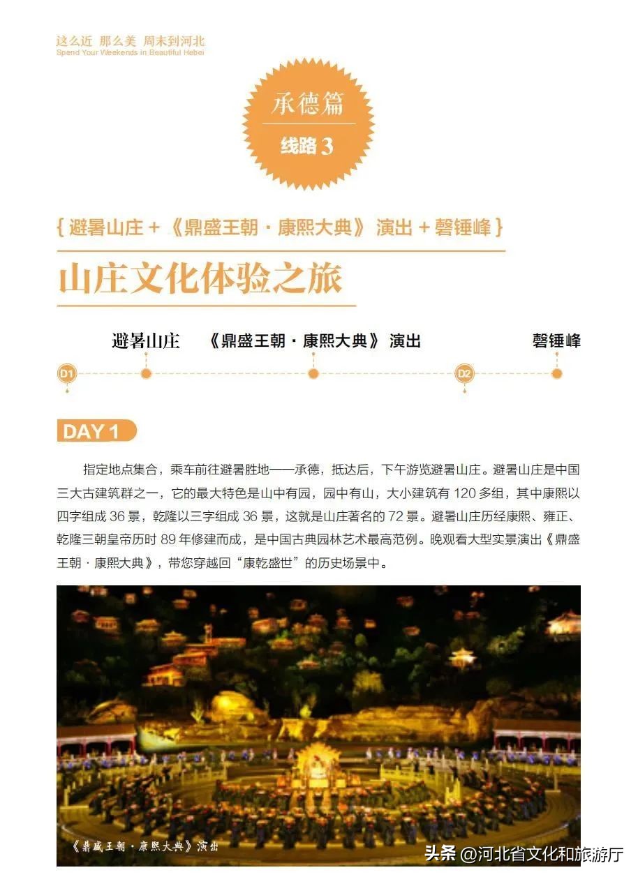 五一旅游路线推荐河北,五一河北周边2-3天短途旅游度假村