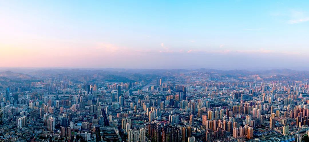 兰州最近的城关区,兰州城关区鸟瞰图