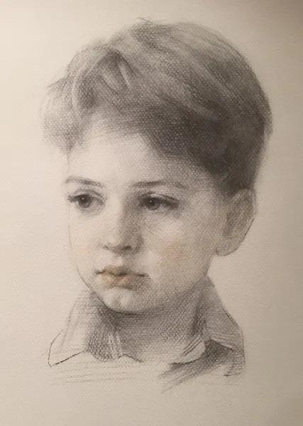 这样的素描你还怕没兴趣学吗,素描肖像画高水准