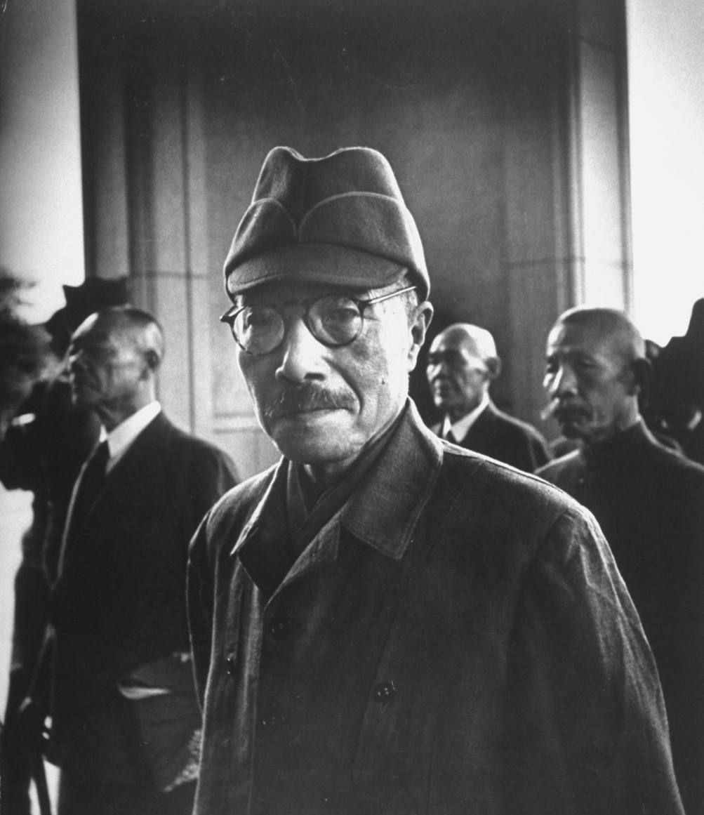 东条英机被绞刑动画,东条英机被迫处决