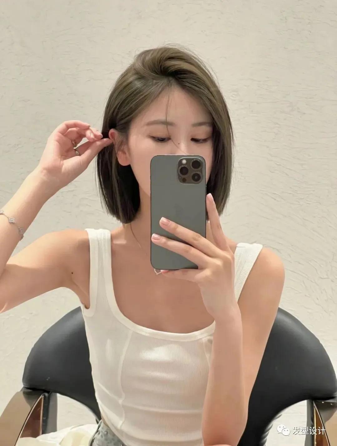 “热短发”，是纯欲天花板哦