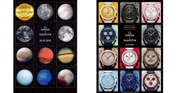 欧米茄swatch联名表2023最新发售,omegaxswatch联名限定超霸腕表