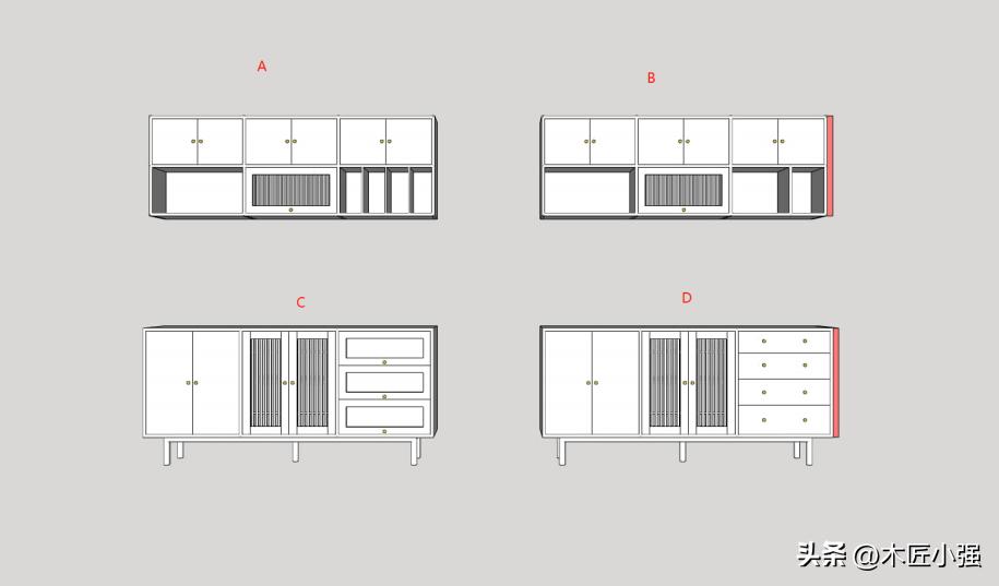 胡桃木极简大平层,北京180平大平层4房