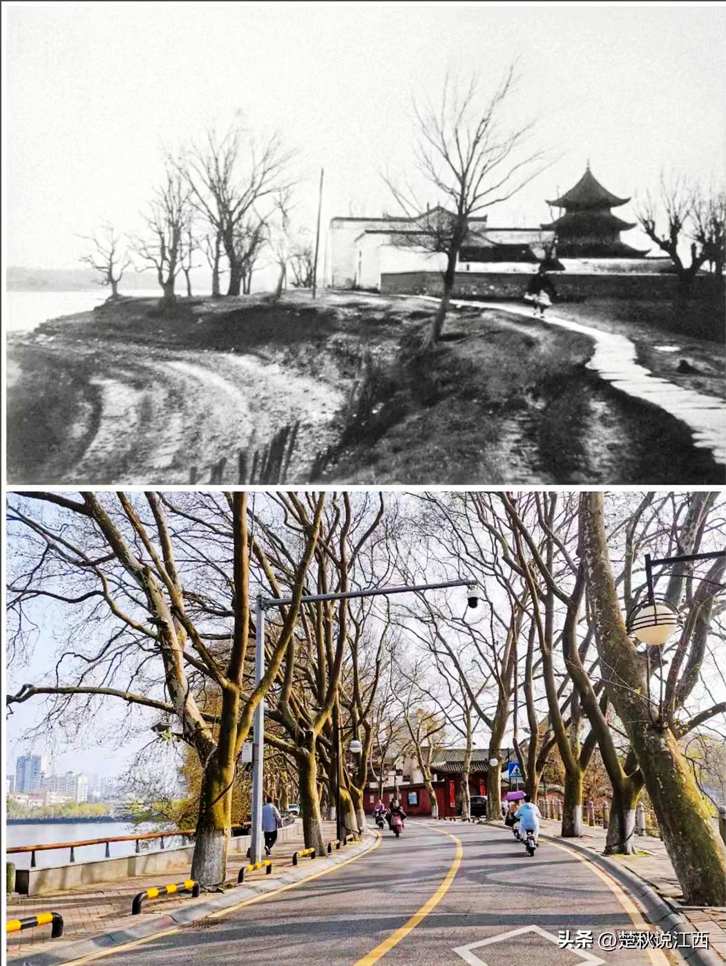 甘棠湖上“娘娘庙”，是为闹市中的一方净土，风光旖旎，四季浪漫