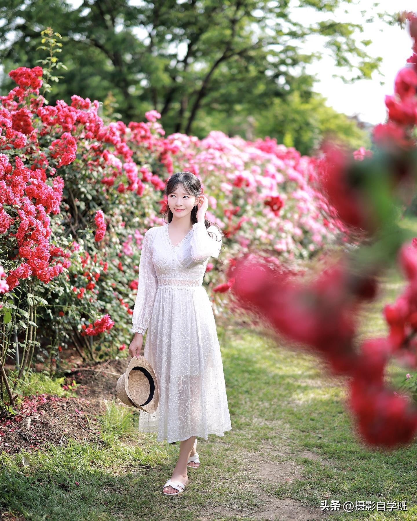 夏日人像摄影姿势摆拍教程,夏天摄影拍照技巧
