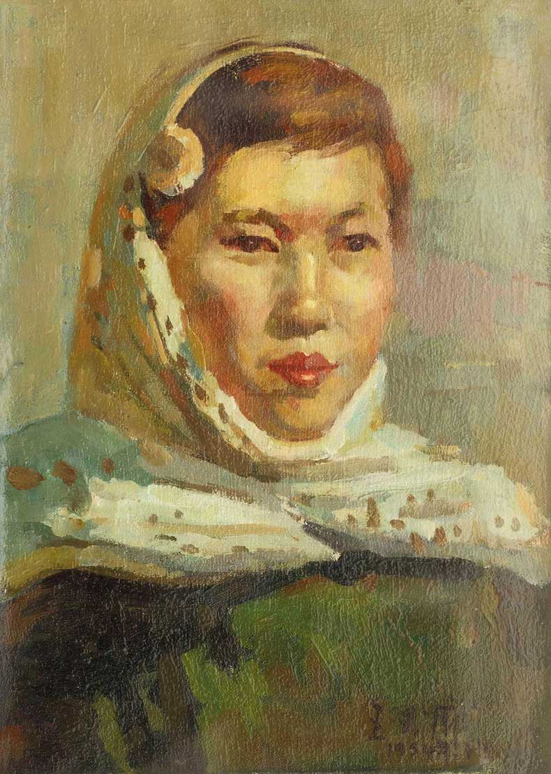 我国现代画家王式廓的油画素描稿,王式廓井冈山会师油画创作背景