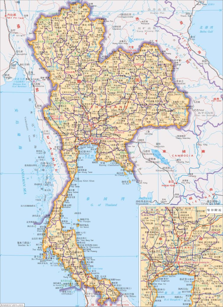 巴蜀府旅游景点,世界各国旅游胜地泰国地图