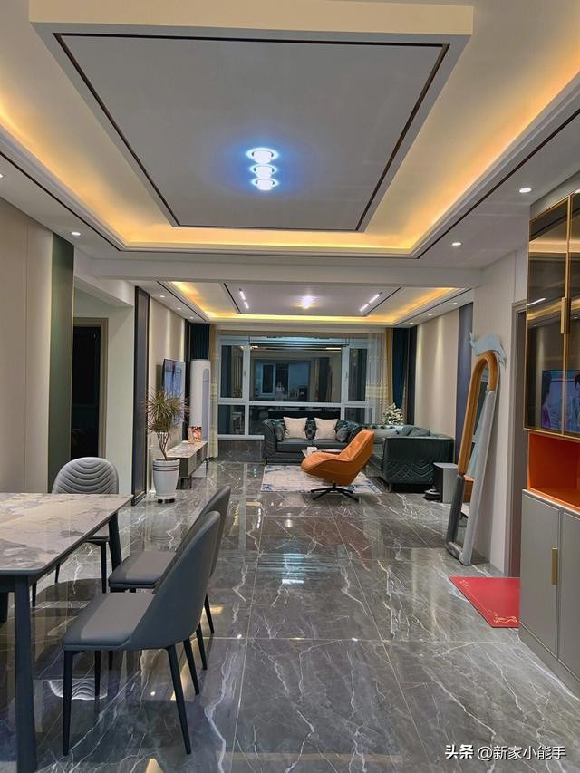 三室两厅两卫现代奢华样板房,125平美式奢华风装修太美似样板房