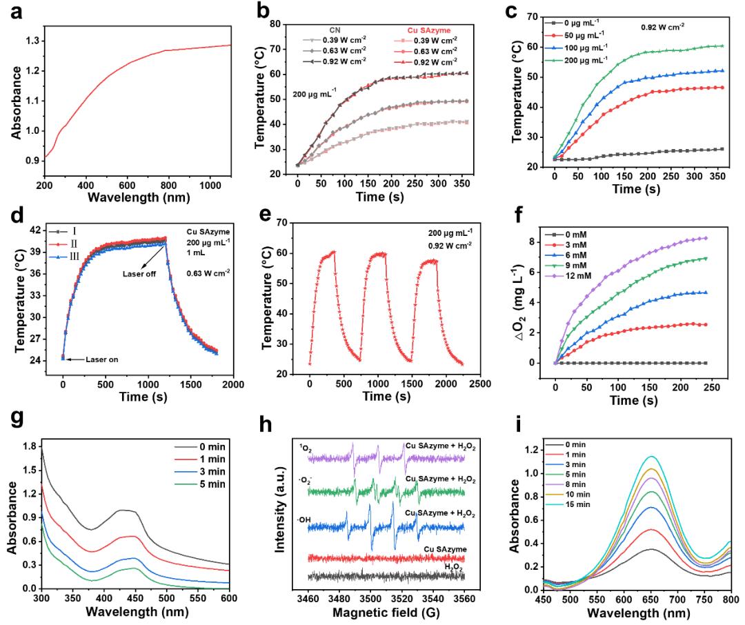 Angew:基于铜单原子纳米酶的细胞新陈代谢调控的高效温和光热治疗