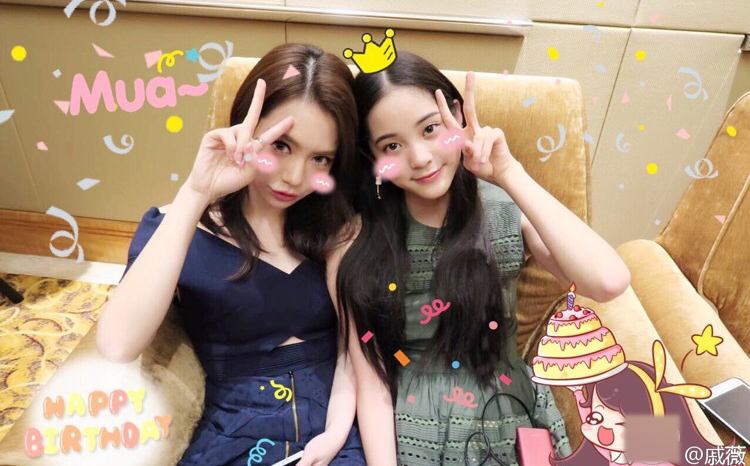 欧阳娜娜的好闺蜜,今天是任敏,昨天是张子枫,前天是宋祖儿