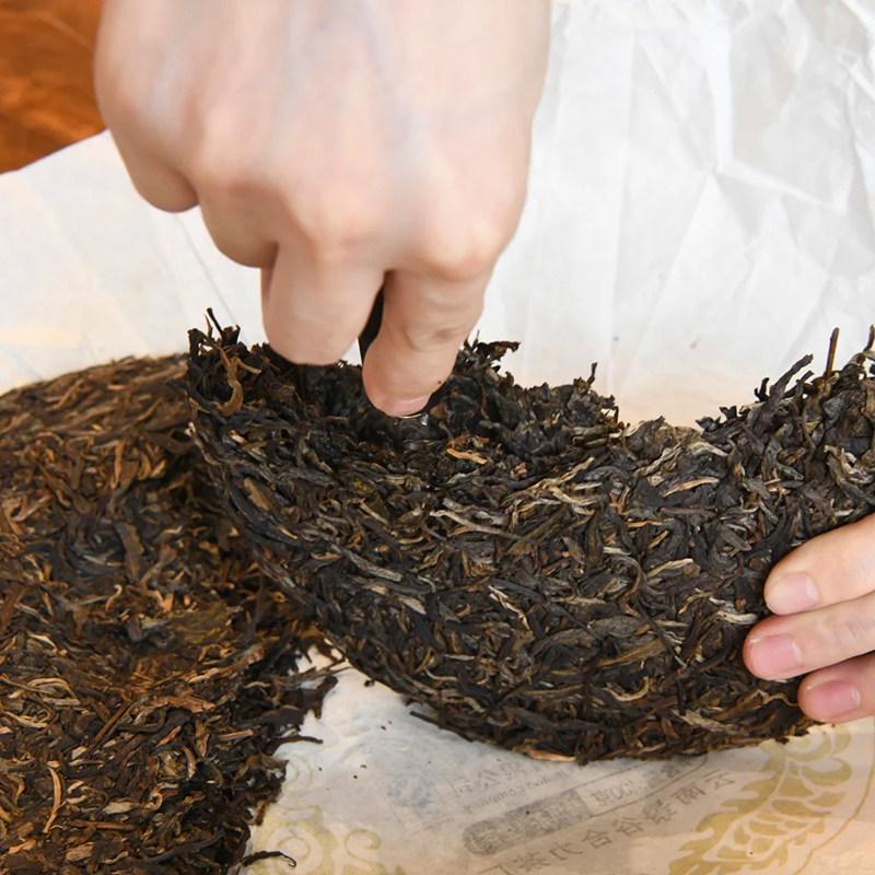 普洱熟茶饼的打开怎么存放,普洱茶饼打开后怎么存放