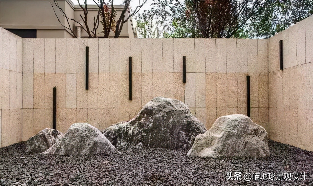 60平方别墅庭院效果图大全,60款优秀的别墅庭院创意背景景墙