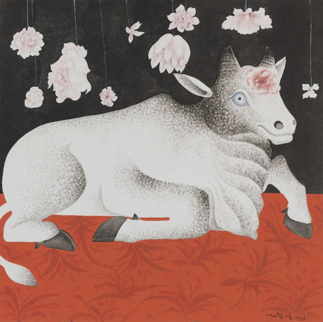 严谨细致的书法,水墨气韵生动的线描