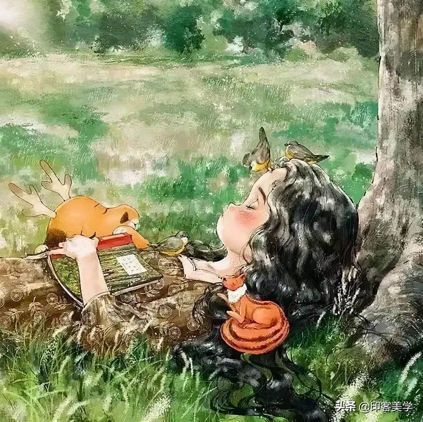 小众插画头像,分享给大家一组我的原创插画头像