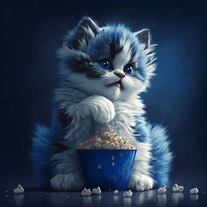 ai绘画猫咪拟人教程,ai绘画萌猫