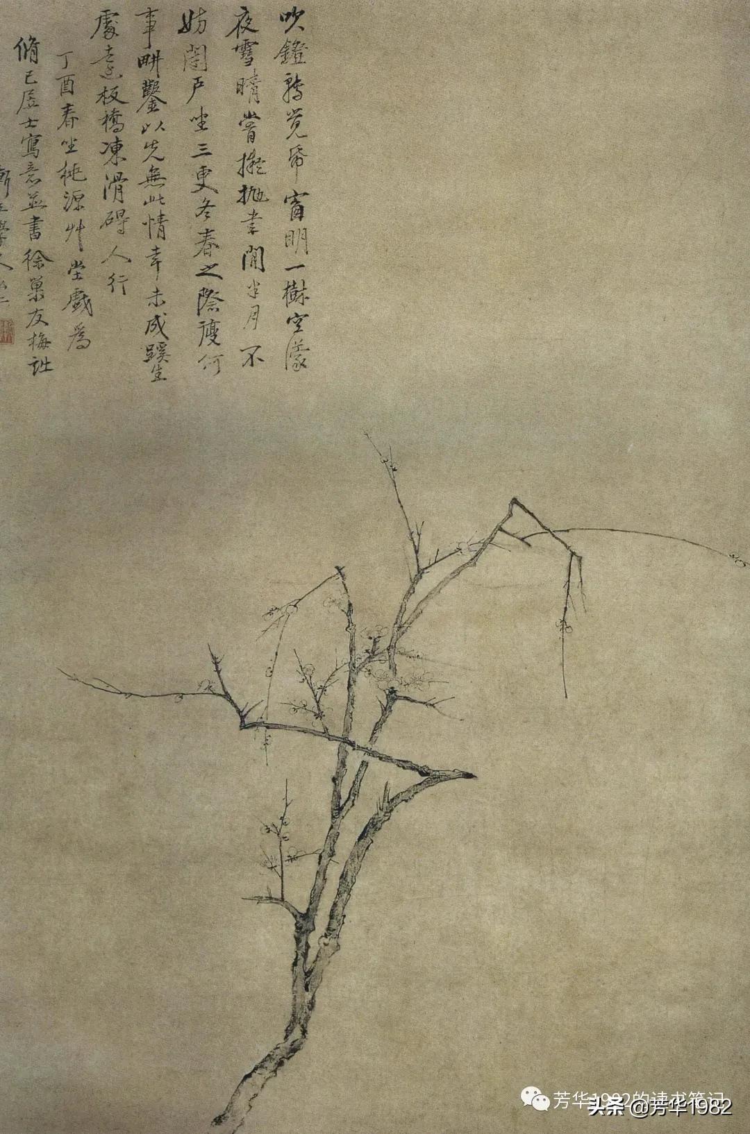 梅花图简介,历代名家梅花图
