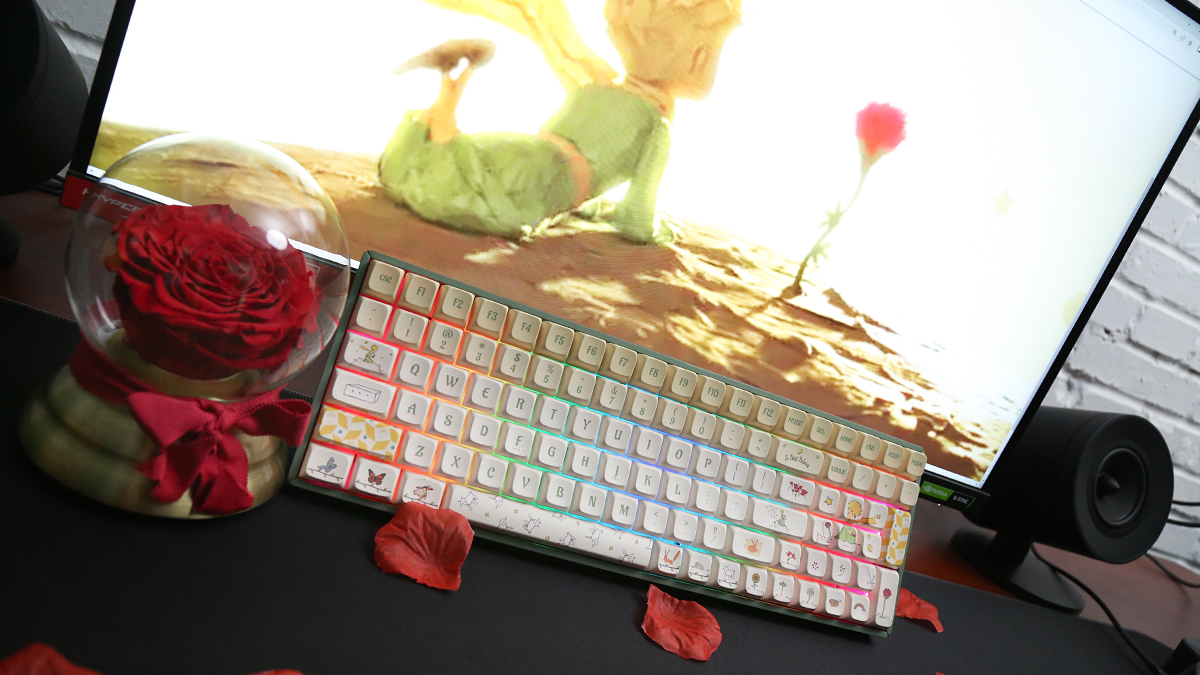 f87客制化机械键盘测评,iqunix玫瑰之约