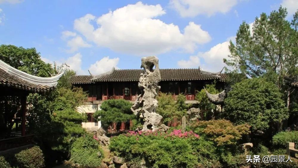 留园江南奇石特点,留园中园的奇石