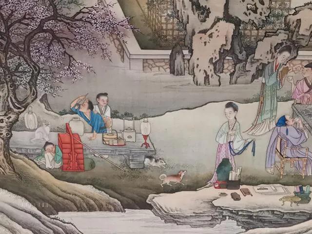 清冷枚仕女图绢本,清冷枚简介