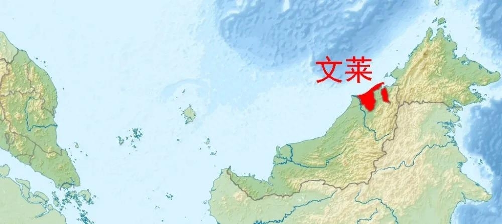 文莱与马来西亚对比,文莱和马来西亚的界线和位置