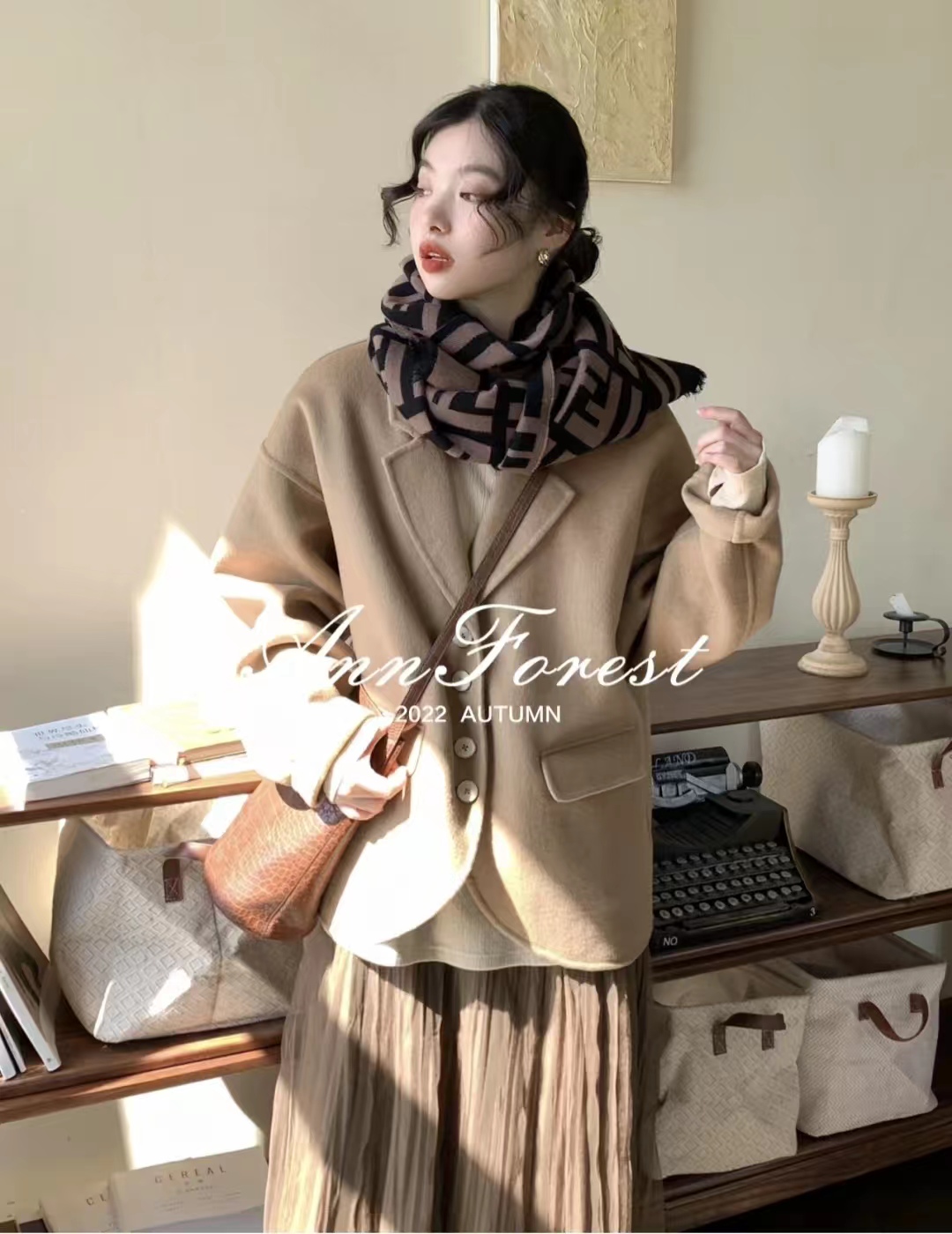 长款西装外套搭配长裙,西装外套搭长裙国风套装