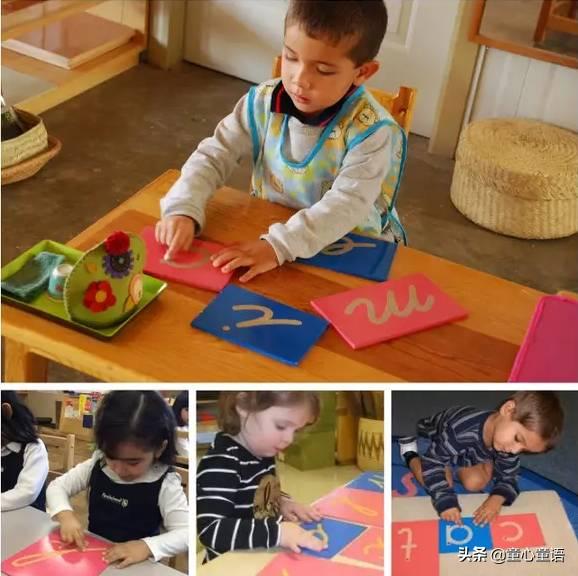 蒙氏教具手工区,蒙氏圆教具