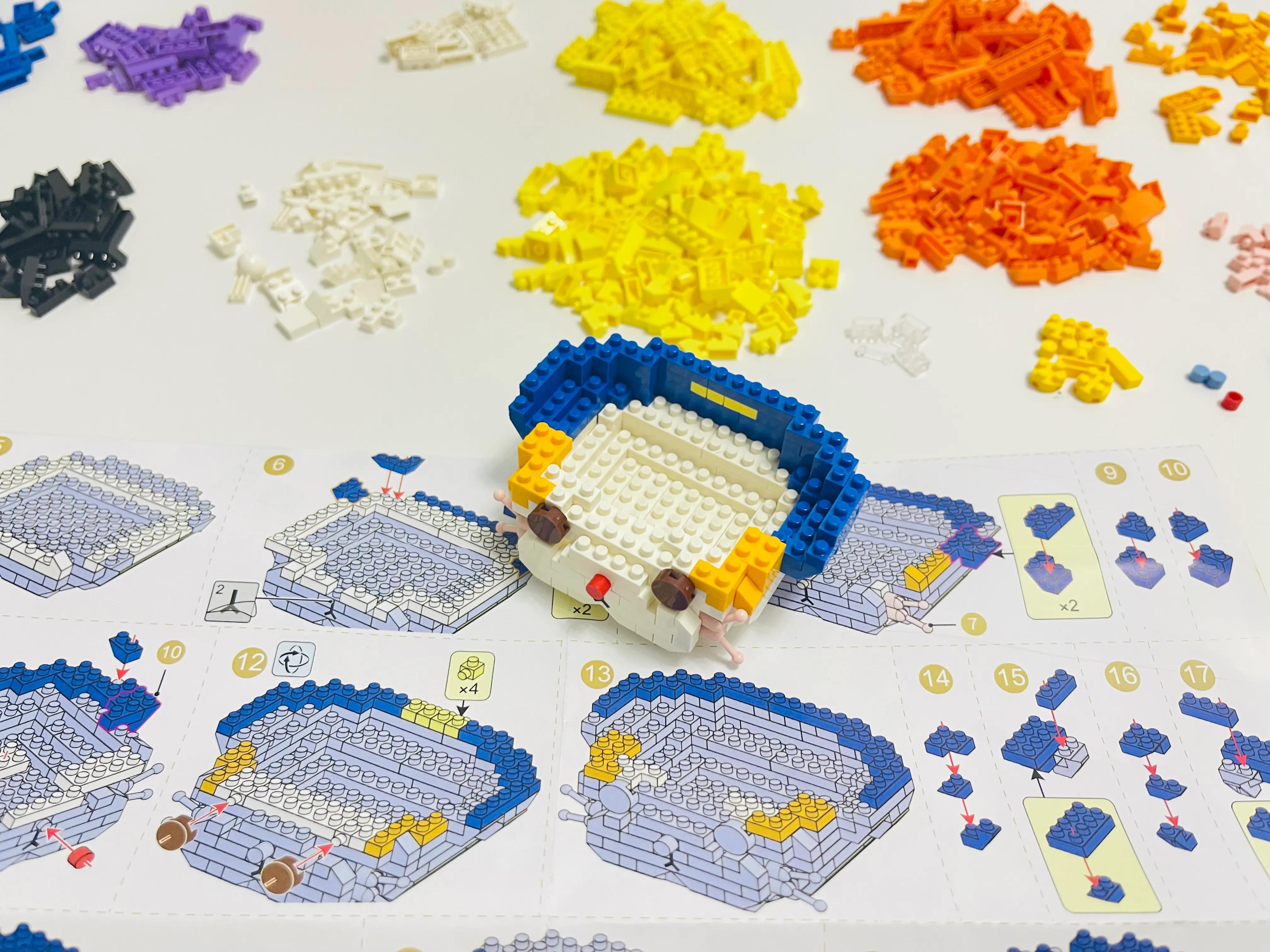 loz小颗粒积木,loz戴珍珠耳环的喵解析