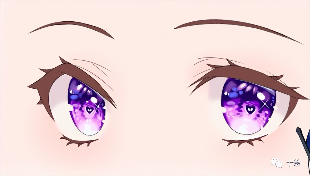 新手画动漫眼睛教程素描,新手入门画眼睛动漫人物